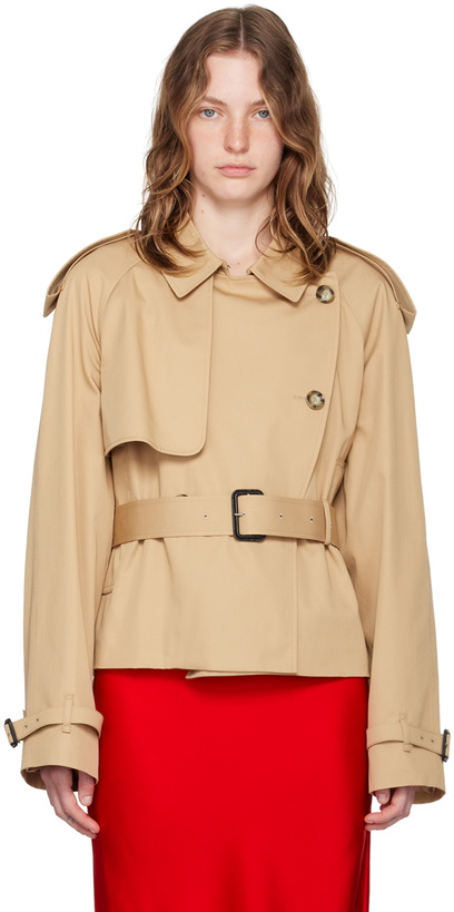 Photo: Stella McCartney Beige Cropped Trench Coat