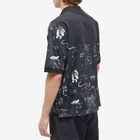 Manors Golf Men's Jersey Polo Shirt in Black