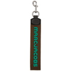Marc Jacobs Brown Webbing Charm Keychain
