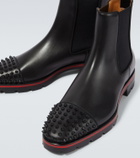 Christian Louboutin Melon Spikes leather Chelsea boots