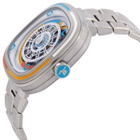 Seven Friday ''Bauhaus Inspired'' Automatic White Dial Mens Watch T1/08