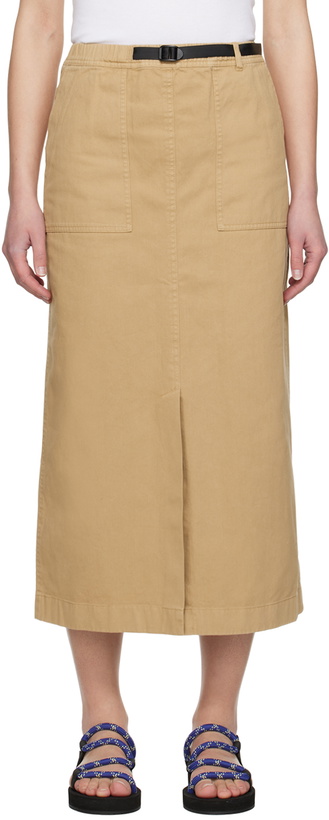 Photo: Gramicci Beige Baker Skirt