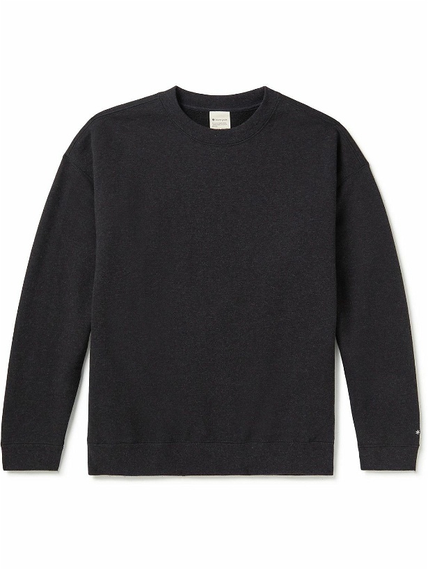Photo: Snow Peak - Recycled Cotton-Jersey Sweatshirt - Black