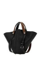 Maison Margiela Black Leather Dress-age Handbag