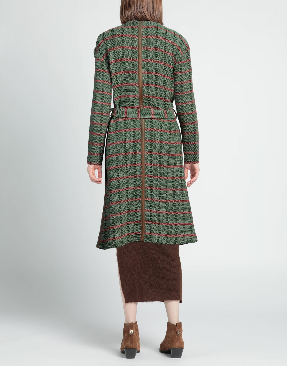 Eckhaus Latta Womens Coat Light in Green