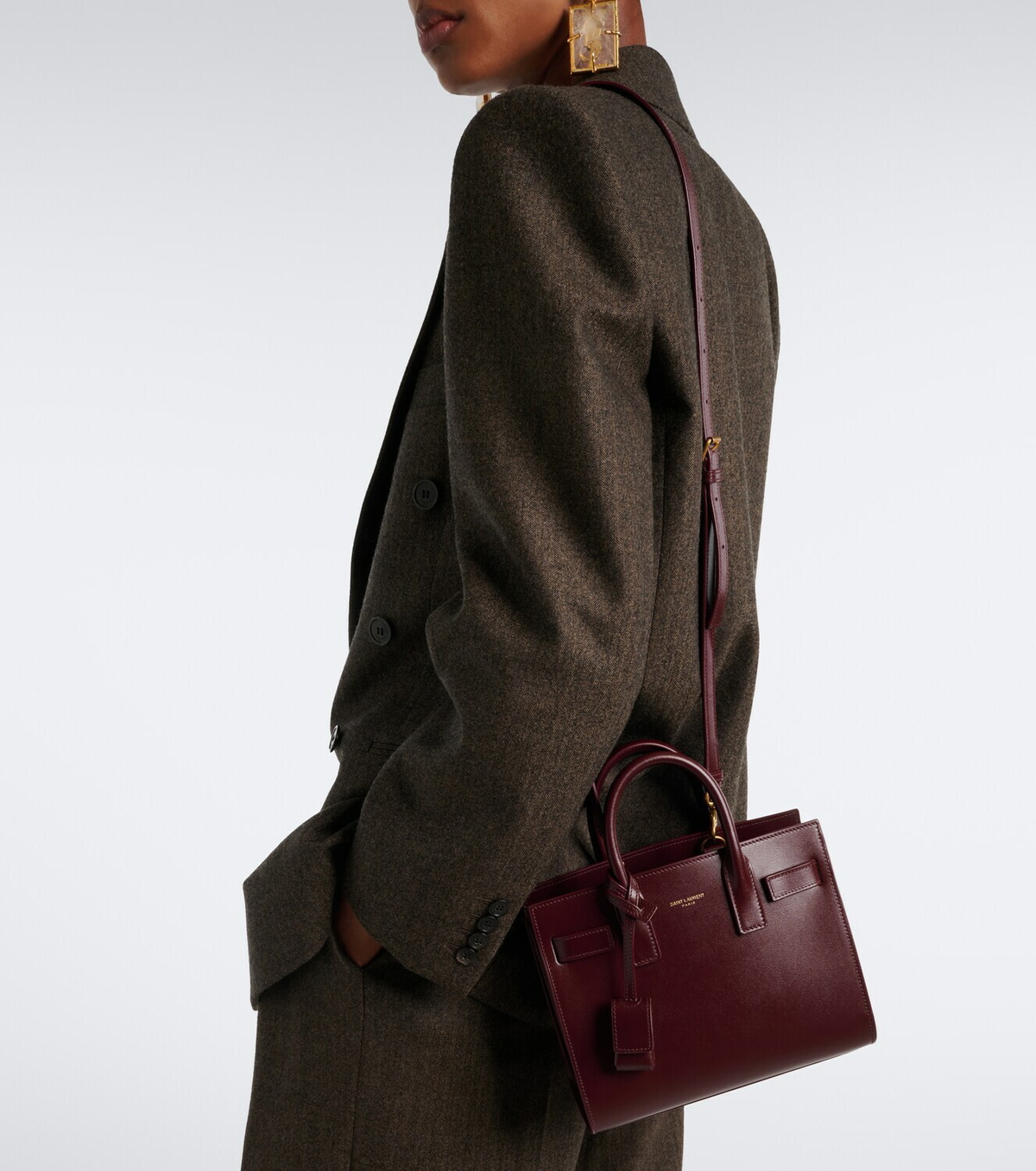 Saint Laurent Sac de Jour Small leather top-handle bag