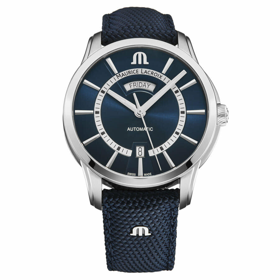 Maurice Lacroix Pontos Automatic Blue Dial Mens Watch PT6358-SS004-431-4