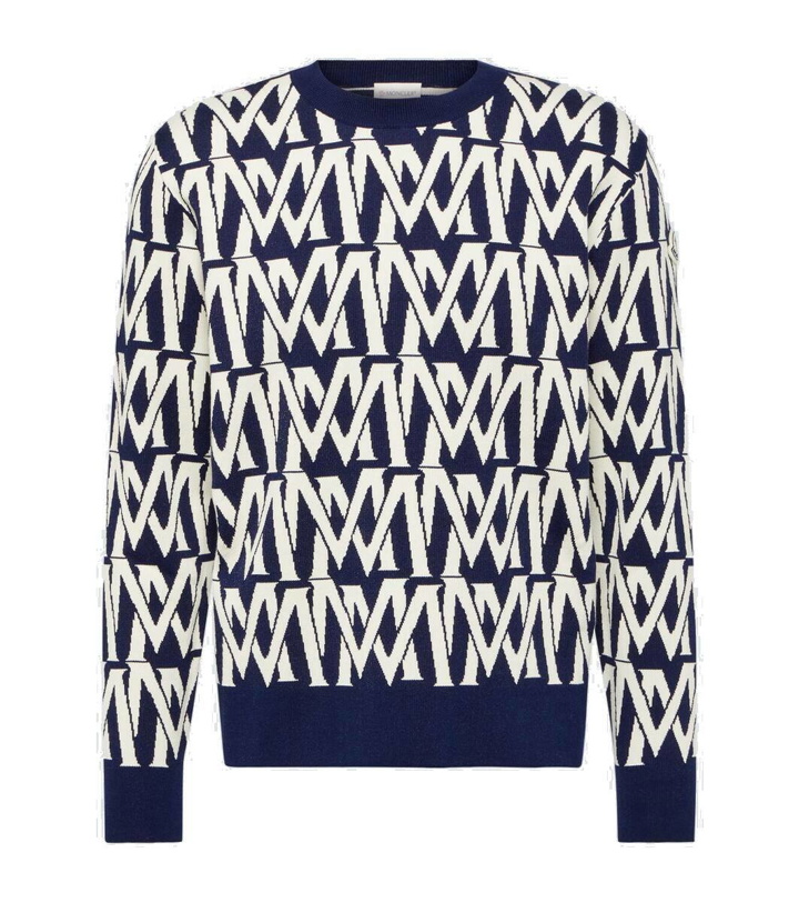 Photo: Moncler Monogram cotton-blend sweater
