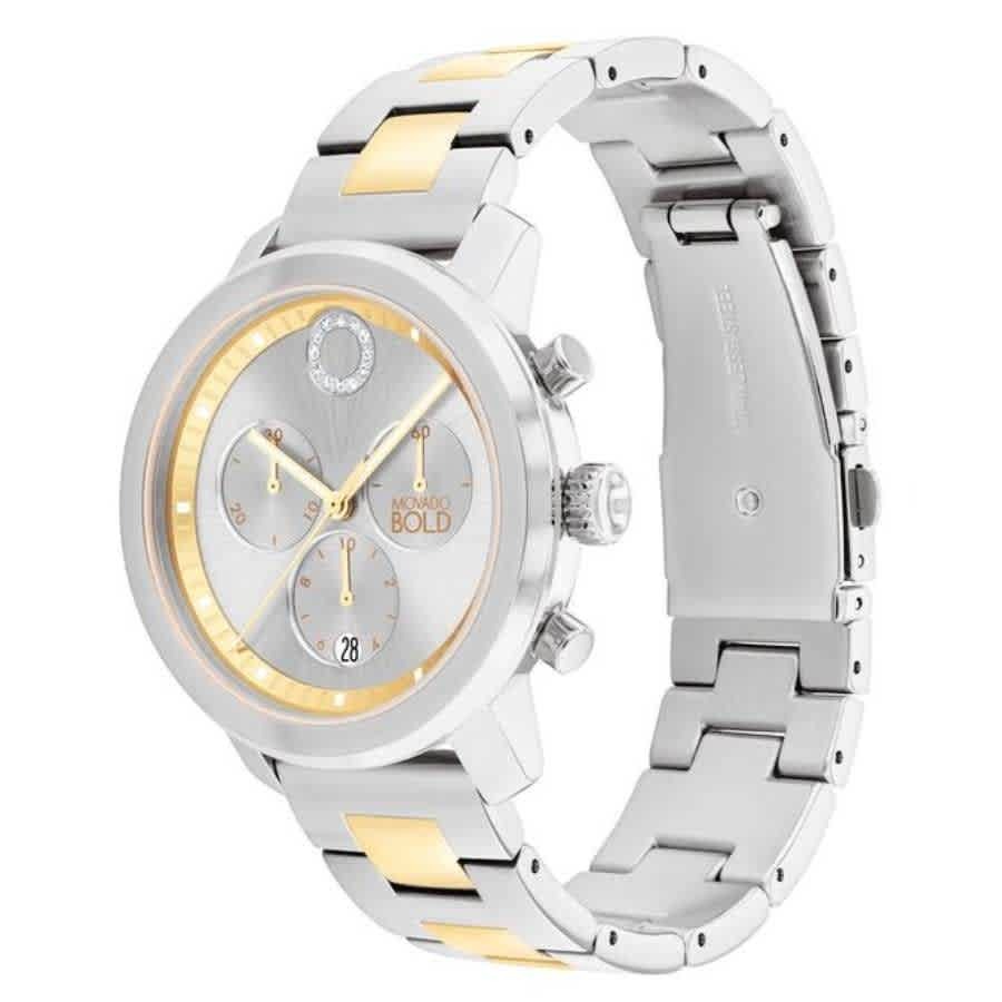 Movado Trend Propel Chronograph Quartz Silver Dial Watch 3601003