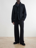 SECOND / LAYER - Dubb's Cotton-Twill Overshirt - Black