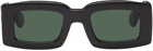 Jacquemus Black Le Raphia 'Les Lunettes Tupi' Sunglasses