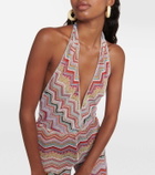 Missoni Mare Zig Zag lamé jumpsuit