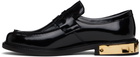 Moschino Black College Loafers