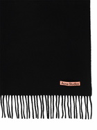 ACNE STUDIOS Wool Logo Scarf