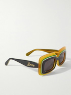 LOEWE - Paula's Ibiza Rectangle-Frame Acetate Sunglasses