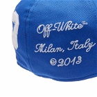 Off-White Men's Cap in Blue/White