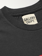 GALLERY DEPT. - Printed Cotton-Jersey T-Shirt - Black