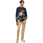 Kenzo Navy Big Tiger Sweater