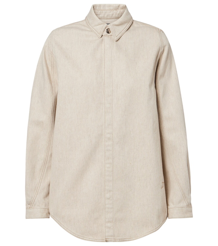 Photo: Jacquemus Amelo de-Nîmes denim shirt
