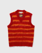 Marni V Neck Sweater Red - Mens - Zippers & Cardigans