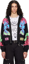 Chopova Lowena Black 'The Girls' Zip Hoodie