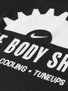 Nike Training - Logo-Print Dri-FIT Running T-Shirt - Black
