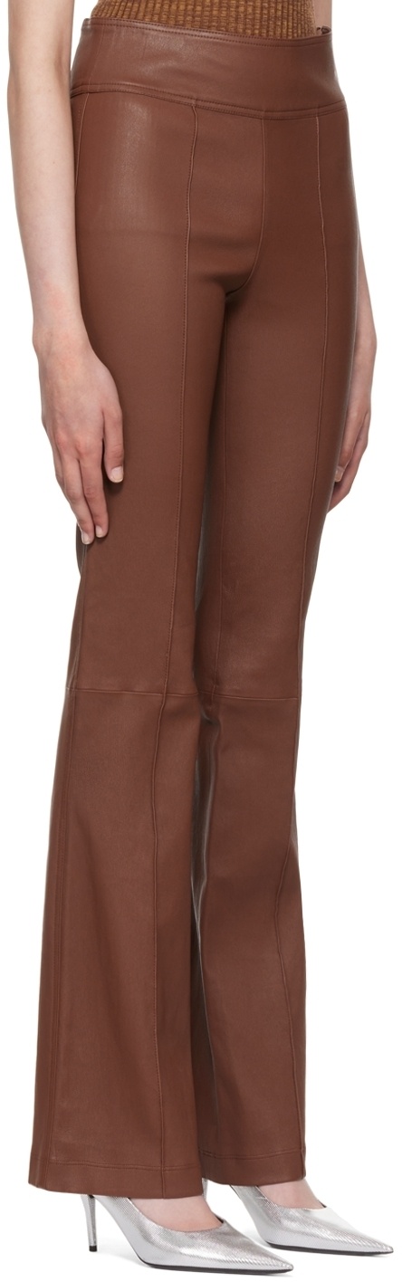WALTER BAKER Selma cropped leather bootcut pants  Sale up to 70 off  THE  OUTNET