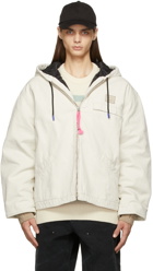 Acne Studios Beige Padded Canvas Jacket