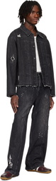 Professor.E Black Repaired Type I Denim Jacket