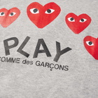 Comme des Garcons Play Women's Red Heart Full Zip Backprint Hoody
