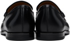 Ferragamo Black Hardware Loafers