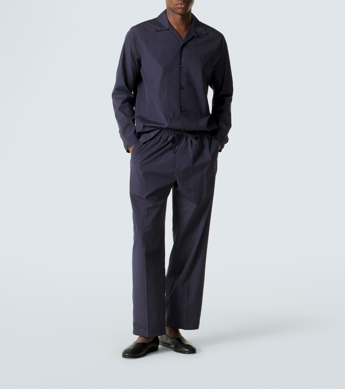 Umit Benan Julian cotton and silk straight pants