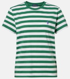 Polo Ralph Lauren Logo striped cotton jersey T-shirt