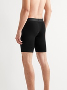 JAMES PERSE - Long Elevated Lotus Sport Boxer Briefs - Black