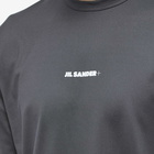 Jil Sander Men's Logo Active T-Shirt in Black