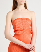 Manila Grace Womens Jumpsuit in Orange