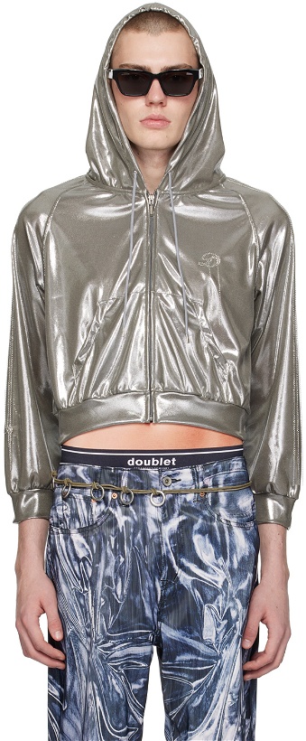 Photo: Doublet Silver Chain Link Track Jacket