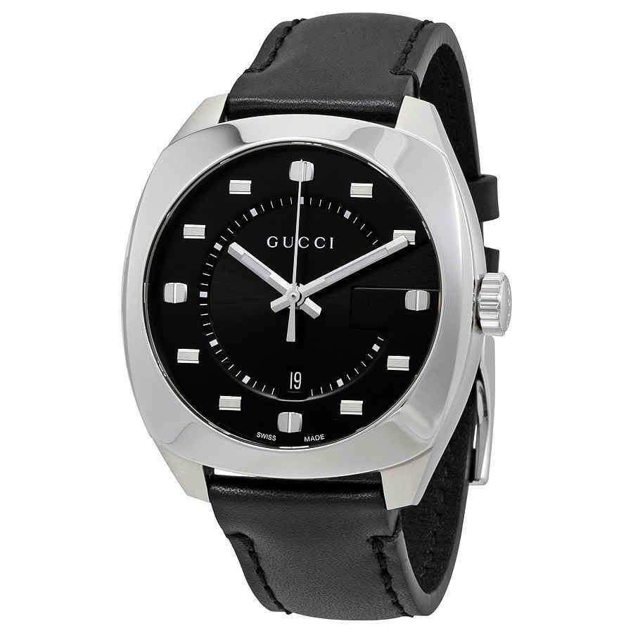 Gucci GG2570 Black Dial Mens Watch YA142301 Gucci