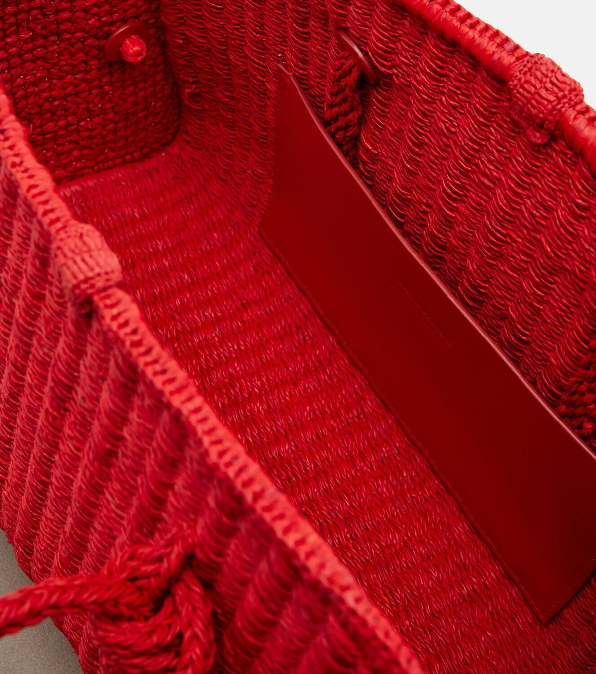 Jacquemus Turismo Small raffia tote bag