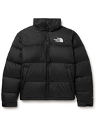 The North Face - 1996 Retro Nuptse Logo-Embroidered Quilted DWR-Coated Ripstop Down Jacket - Black