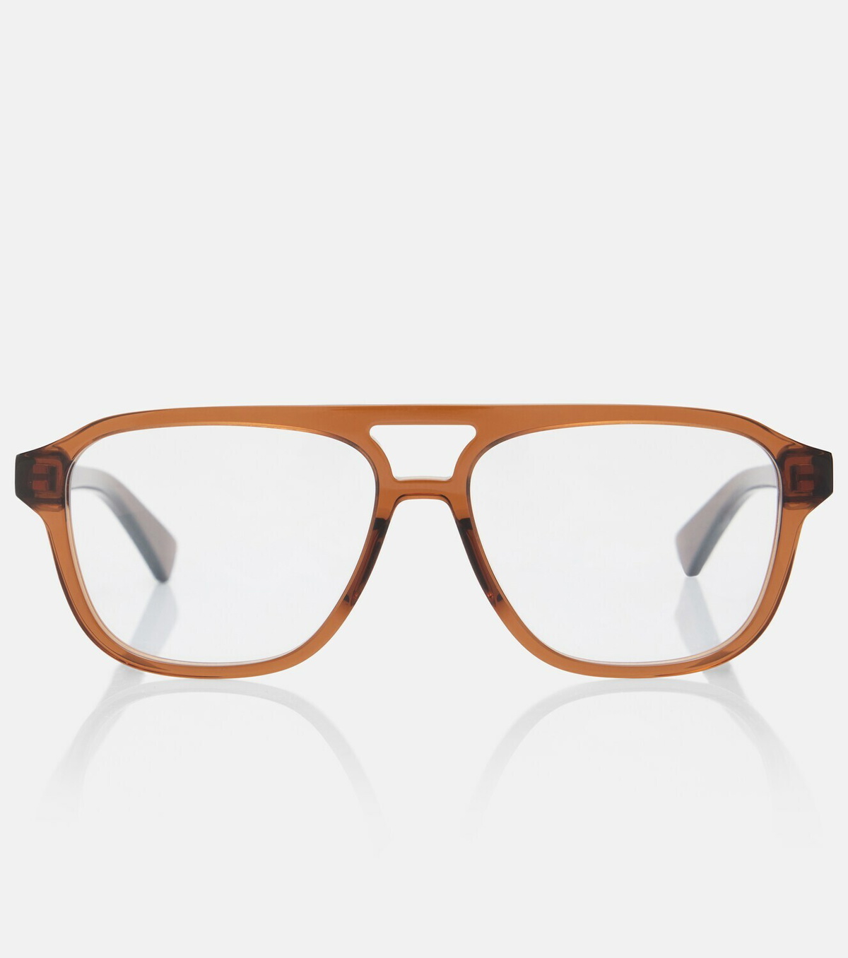 Bottega Veneta Triangle Stud aviator glasses