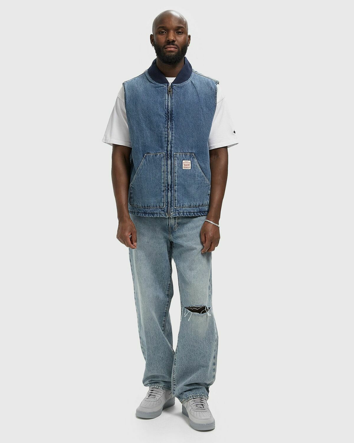 Levis SANSOME VEST Blue Men