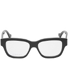 Gucci Men's GG1428O Optical Glasses in Black/Transparent