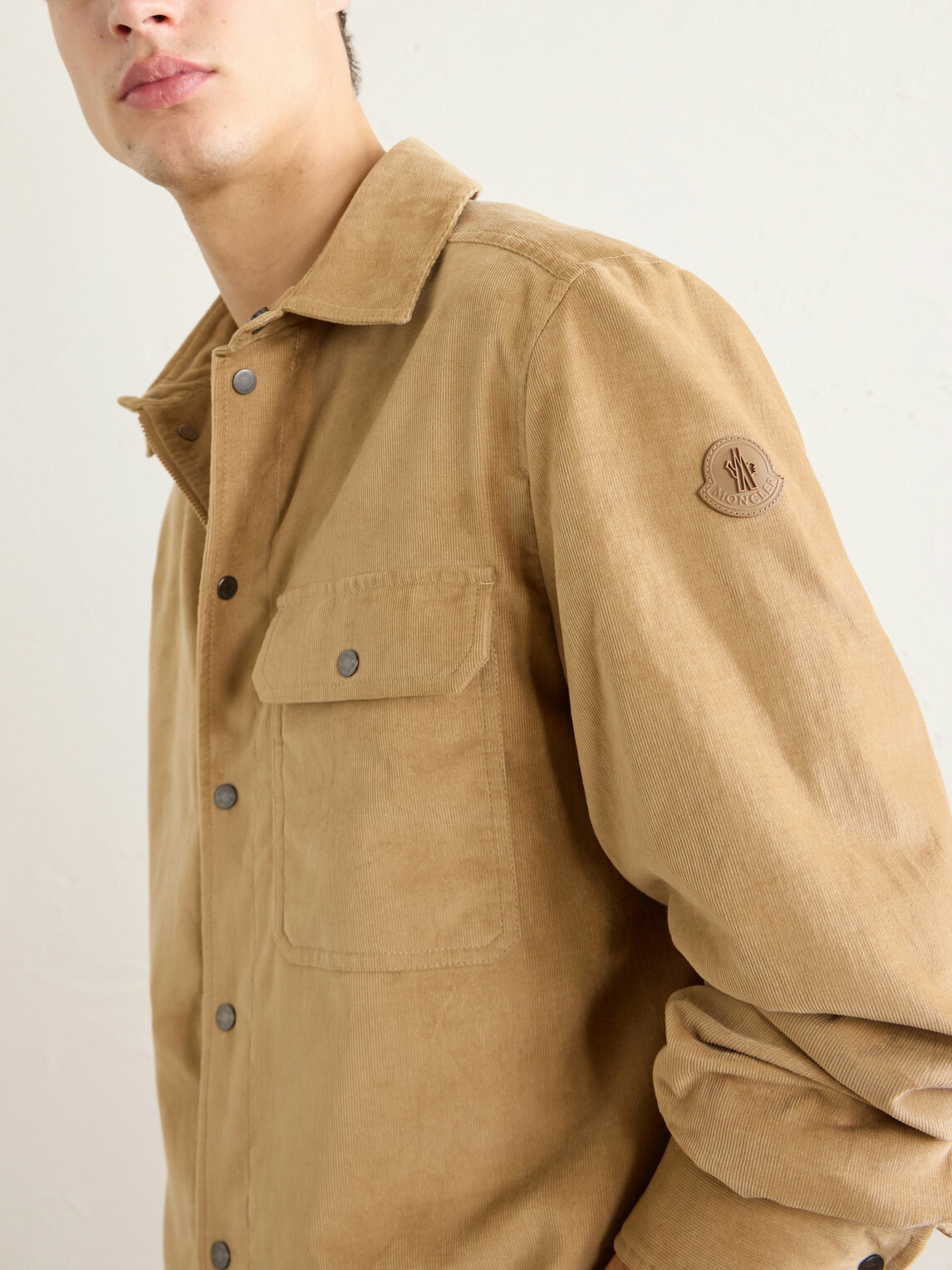 Moncler - Cotton-Corduroy Shirt - Neutrals
