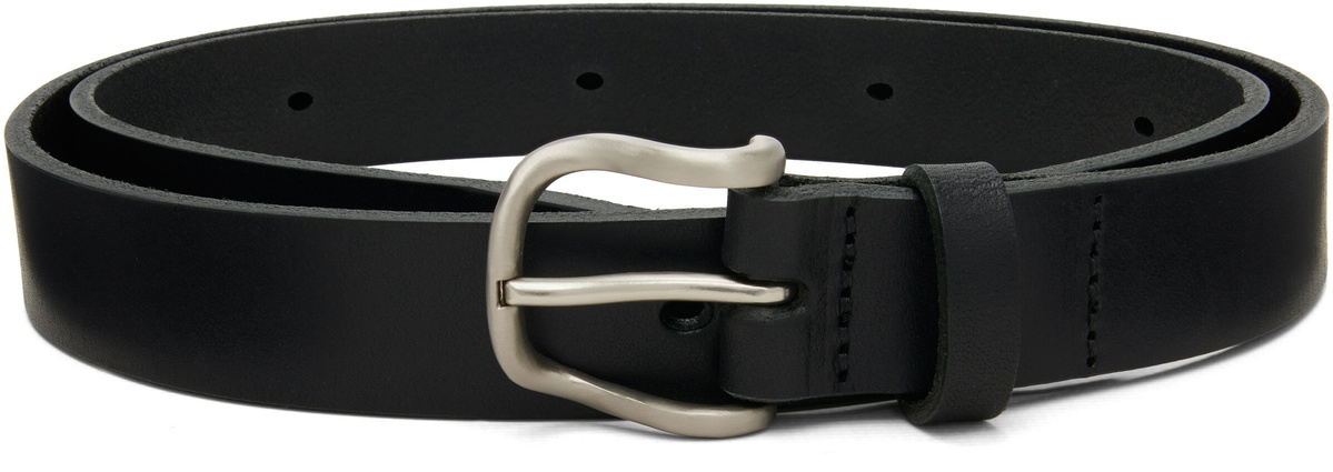 SOSHIOTSUKI Black Drape Buckle Belt