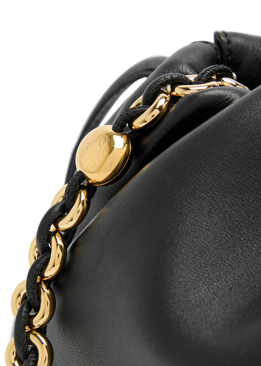 Loewe Flamenco Medium Leather Clutch - Black - One Size