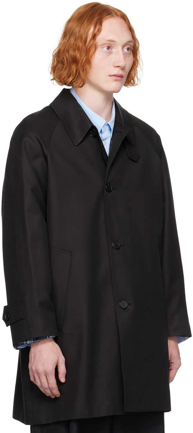 Dunst Black Half Mac Coat Dunst