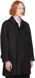 Dunst Black Half Mac Coat