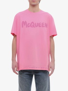 Alexander Mcqueen T Shirt Pink   Mens