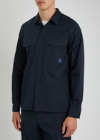 PS Paul Smith Cotton-blend Overshirt Jacket Navy